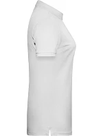 Dámské piqué polo z bio bavlny 02. white model 22534193 - Daiber