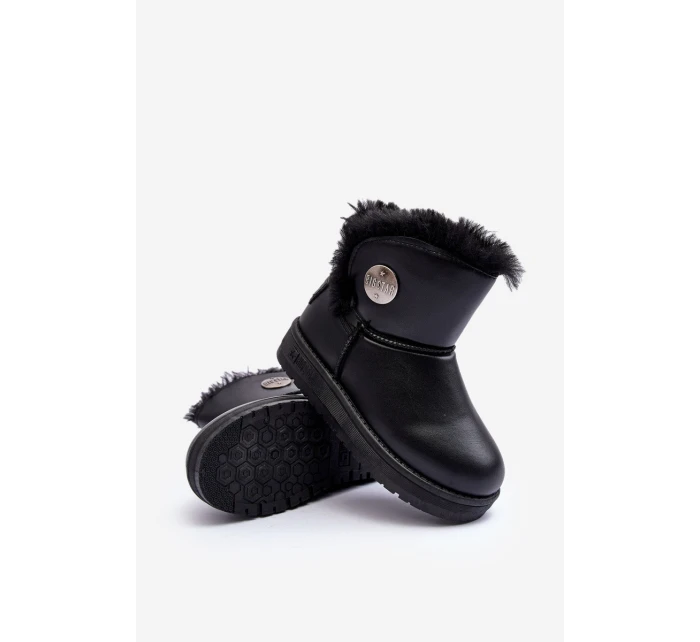Dětské sněhule s z kožešiny černé Big Star model 21637354 - Big Star Shoes Dětské sněhule s z kožešiny černé Big Star model 21637354 - Big Star Shoes