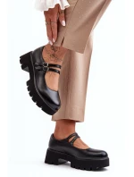 Dámské polobotky na nízkém podpatku černé model 21637810 - Boto