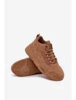 Pánské tenisky Big Star SS174281 HI-POLY SYSTEM Světle hnědé