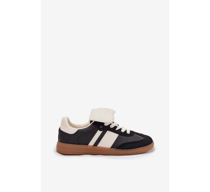 Nízké Dámské Tenisky S Otočeným Jazykem Černé Ardira Nízké Dámské Tenisky S Otočeným Jazykem Černé Ardira