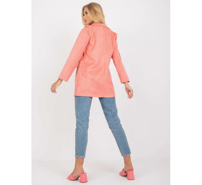 Dámské sako DHJ MA 15286 broskvové