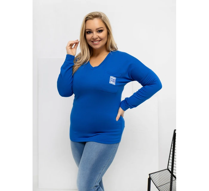 Halenka RV BZ A 161.63 kobaltově modrá Halenka RV BZ A 161.63 kobaltově modrá