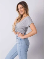 T shirt RV TS model 21302217 szary - FPrice T shirt RV TS model 21302217 szary - FPrice