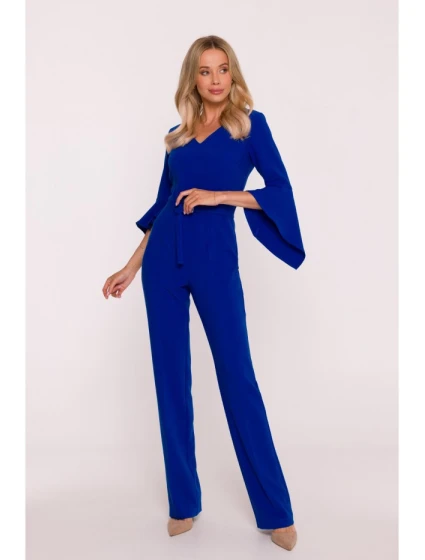 Kombinéza s rukávy královská modř model 21319129 - STYLOVE