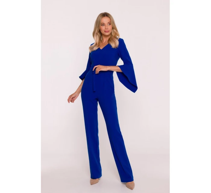 Kombinéza s rukávy královská modř model 21319129 - STYLOVE