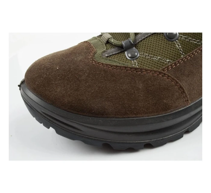 Aku Cimon Gore-tex pánská trekingová sportovní obuv kožená zeleno-hnědá Aku Cimon Gore-tex pánská trekingová sportovní obuv kožená zeleno-hnědá