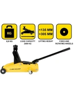 HYDRAULICKÝ ZVEDÁK DO AUTA DUNLOP 2000KG