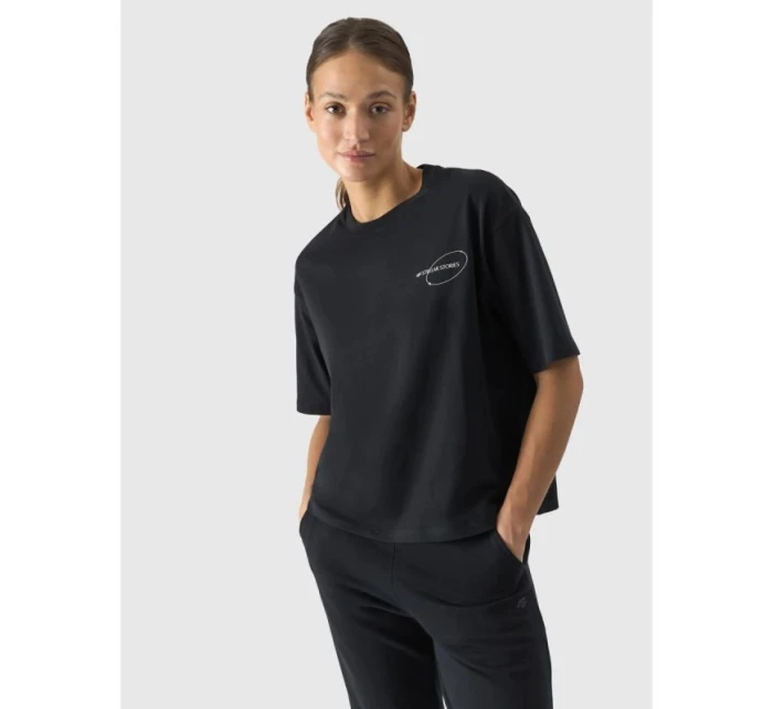 Dámské tričko oversize s potiskem model 21907591 - 4F