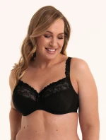 Eloise podprsenka s kosticí Full Cup 5295 black - RosaFaia