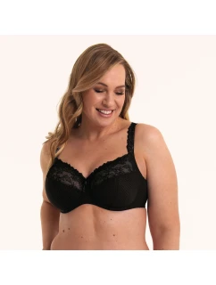 Eloise podprsenka s kosticí Full Cup 5295 black - RosaFaia