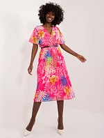 Šaty DHJ SK 13162 3.90 tmavě růžová