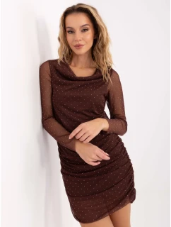 Šaty MI SK 62452.74 hnědé