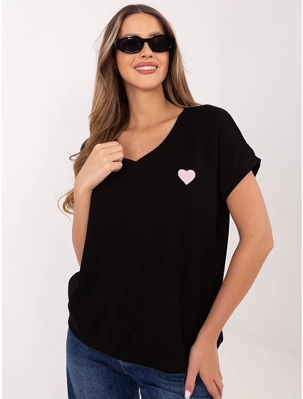 Bluzka RV BZ model 22072951 czarny - FPrice Bluzka RV BZ model 22072951 czarny - FPrice