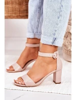 Dámské Sandály Na Podpatku Pudrově Růžové Lexi Dámské Sandály Na Podpatku Pudrově Růžové Lexi