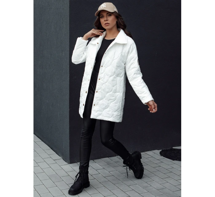 Dámská prošívaná přechodová bunda RATIA ecru FashionStreet TY4526