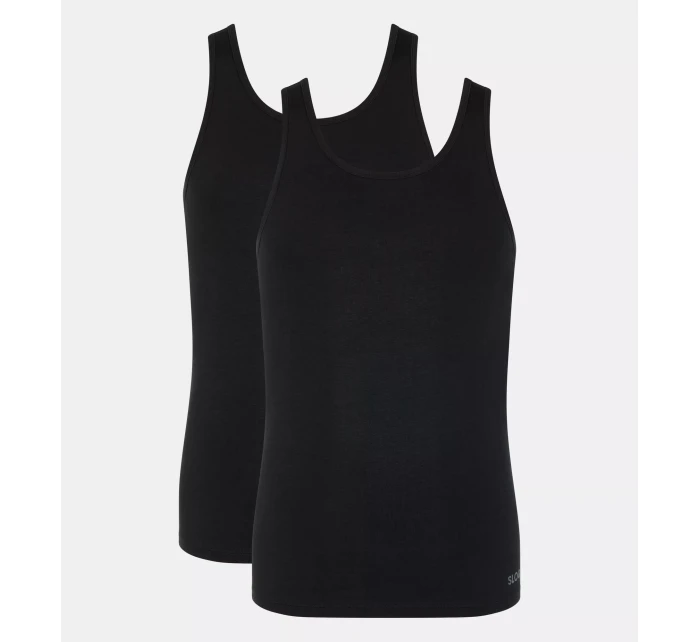 sloggi men GO ABC 2.0 Tank Top 2P - BLACK - SLOGGI BLACK - SLOGGI