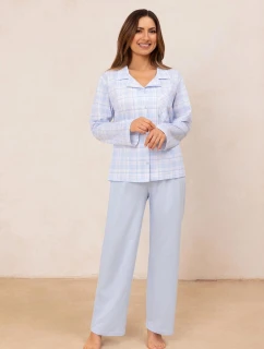 Pyžamo Regina 727 dlouhé/r S-XL Z25/26 dámské rozepínací
