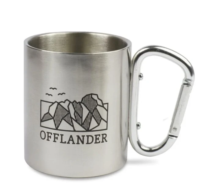 Kempinkový kelímek Offlander s karabinou ocel OFF_CACC_03