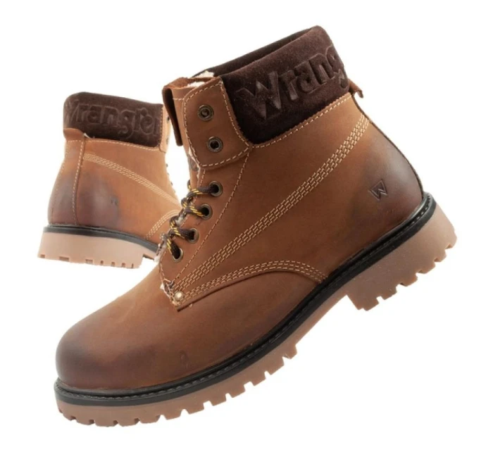 Wrangler Arch Fur pánské boty sable boots smart insulated natural leather