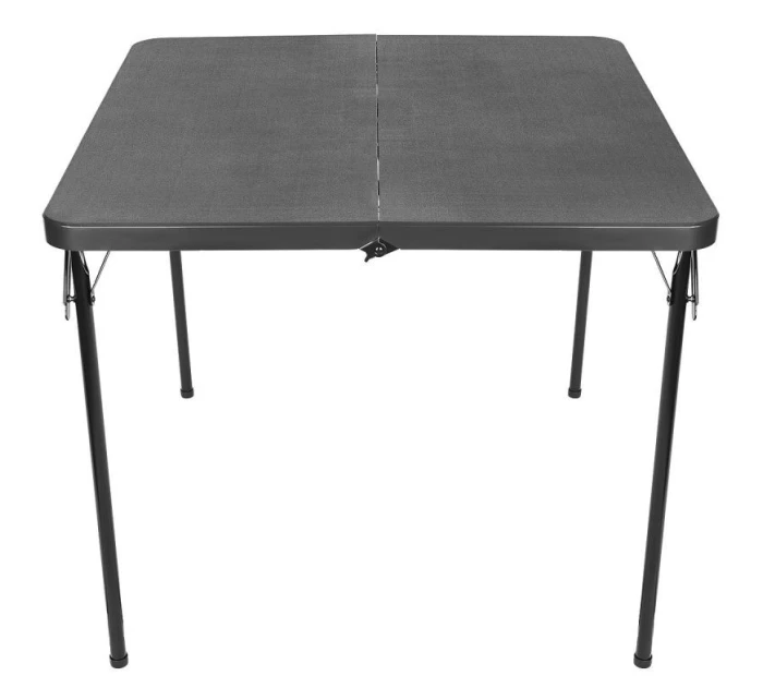 STOLEK PRO CATERING KOMPAKTNÍ STOLEK 86,5x86,5x71 cm a 4 SEDÁTKA ČERNÝ