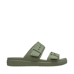 Dámské sandály Crocs Brooklyn Buckle Low, zelené, 211215, 3BX, velikost 39–40