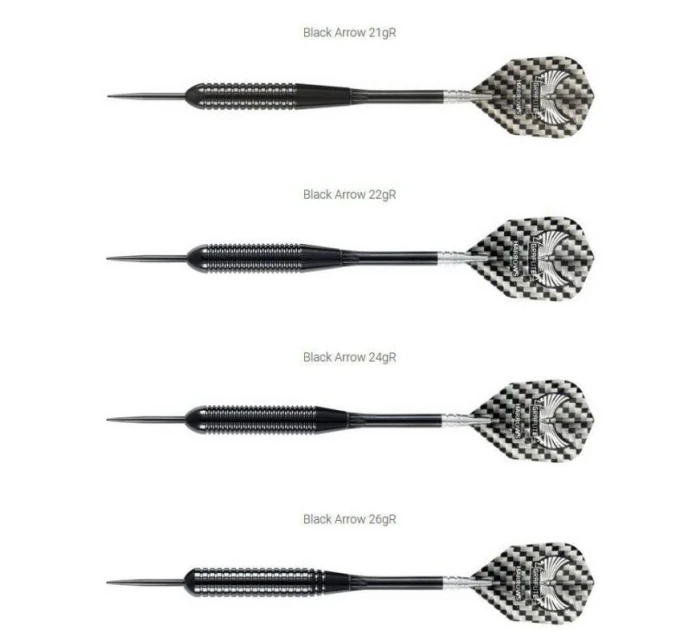 Šipky Hs Black Steeltip model 19914278 - Harrows Šipky Hs Black Steeltip model 19914278 - Harrows