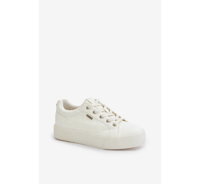 Dámské Tenisky Na Platformě Zateplené Big Star model 21675224 Bílé - Big Star Shoes Dámské Tenisky Na Platformě Zateplené Big Star model 21675224 Bílé - Big Star Shoes