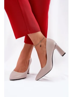 Elegantní Lodičky Na Klínovém Podpatku Vinceza 62221 Šedé