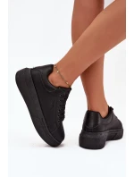 Dámské Tenisky Na Platformě Big Star model 21705695 Černé - Big Star Shoes Dámské Tenisky Na Platformě Big Star model 21705695 Černé - Big Star Shoes
