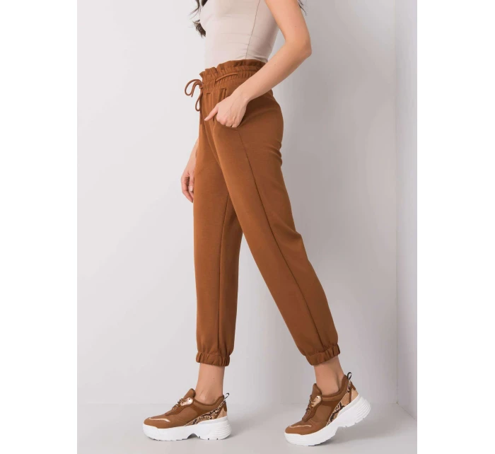 Tepláky 217 DR 25472.73 hnědá