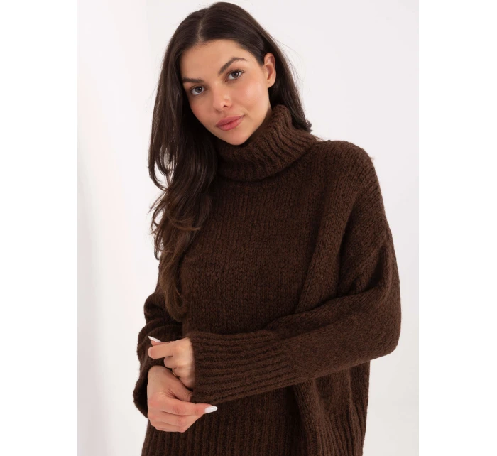 Sweter CH SW model 21776433 ciemny brązowy - FPrice