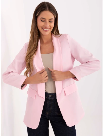 Marynarka DHJ MA  jasny różowy model 21421404 - FPrice