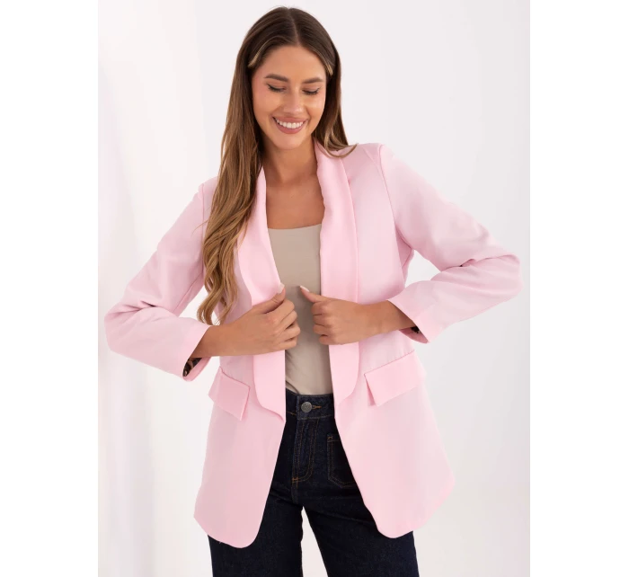 Marynarka DHJ MA  jasny różowy model 21421404 - FPrice