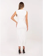 Sukienka IT SK model 22074612 ecru - FPrice Sukienka IT SK model 22074612 ecru - FPrice