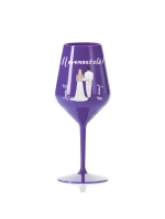 Personalizovaná nerozbitná sklenice s novomanželským párem 