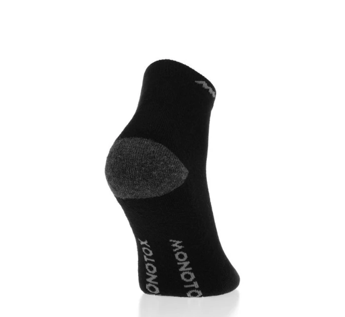 Monotox Basics Kotníkové ponožky Active Cushion Black 2-Pack SKS20ZKWB