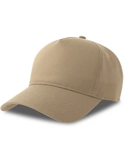 5 panelová baseballová kšiltovka khaki model 22456251 - Atlantis Headwear