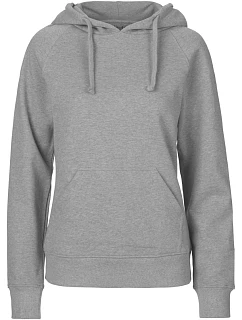 O Dámská mikina s kapucí z bio bavlny sport grey model 22505902 - Neutral
