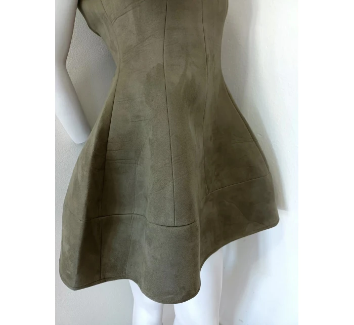 Dámské šaty M456 olivové - Figl