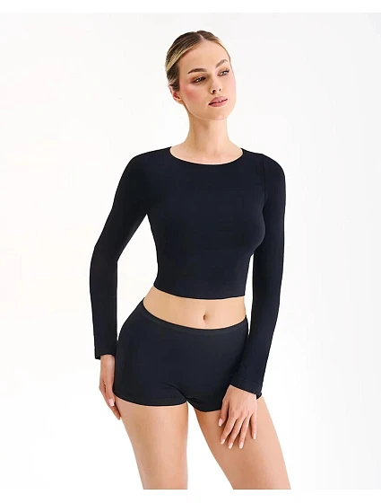 Gabriella S117 Bezešvý top s dlouhým rukávem S-XL