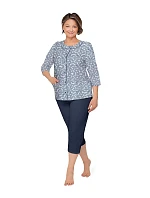 Dámské pyžamo model 8979267 II 201 3/4 M2XL - MARTEL Dámské pyžamo model 8979267 II 201 3/4 M2XL - MARTEL