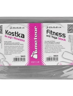 Jóga a fitness kostka Meteor 31169