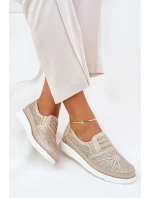 Dámské Polobotky Nazouvací S Zlaté model 21689110 - EVENTO Dámské Polobotky Nazouvací S Zlaté model 21689110 - EVENTO