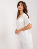 Bluzka DHJ BZ model 21786310 ecru - FPrice Bluzka DHJ BZ model 21786310 ecru - FPrice