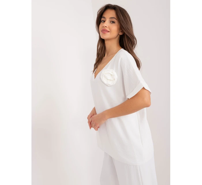 Bluzka DHJ BZ model 21786310 ecru - FPrice Bluzka DHJ BZ model 21786310 ecru - FPrice