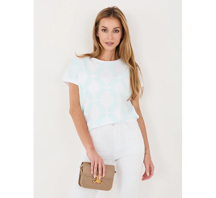 Bluzka RV BZ model 22102597 mietowy - FPrice Bluzka RV BZ model 22102597 mietowy - FPrice