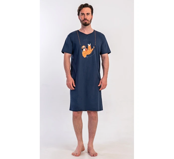 Pánská noční košile s krátkým rukávem model 21362744 - Vienetta MAN