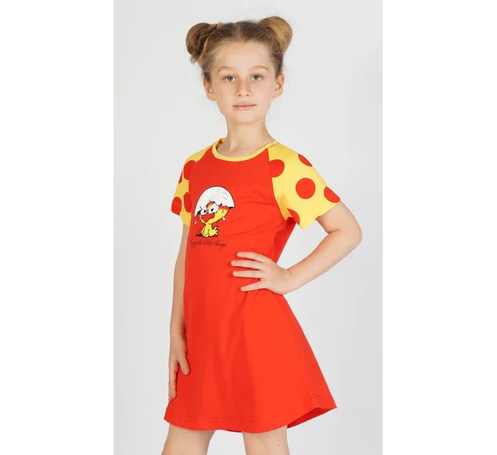 Dětská noční košile s krátkým rukávem Malé model 15847273 - Vienetta Kids Dětská noční košile s krátkým rukávem Malé model 15847273 - Vienetta Kids