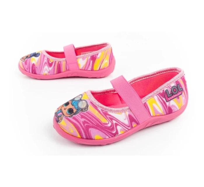 Leomil dětské boty baleríny papuče kapradiny pro dívky LOL